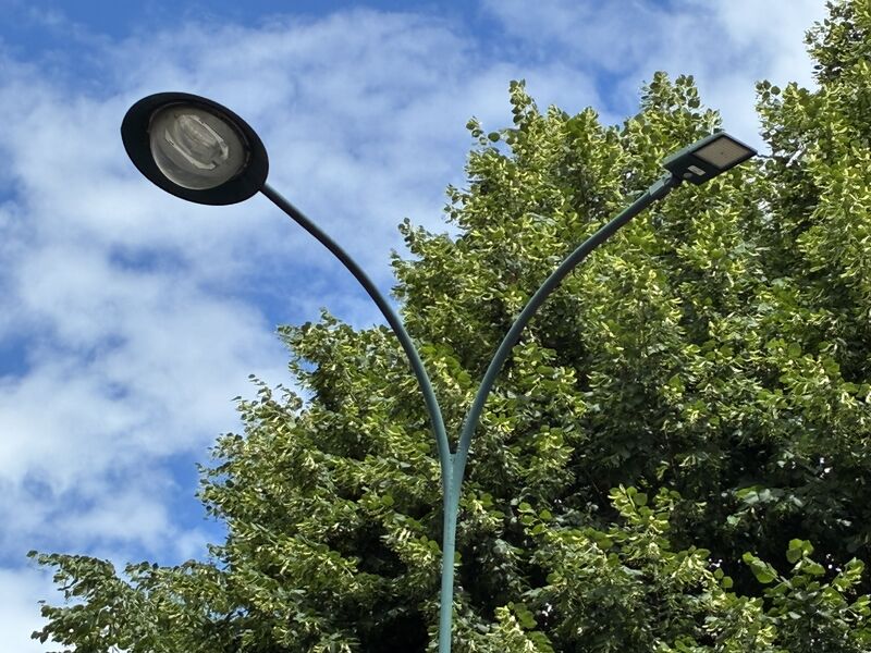 Quid color frequentissimus ad plateas accendentes polos et luminaires?